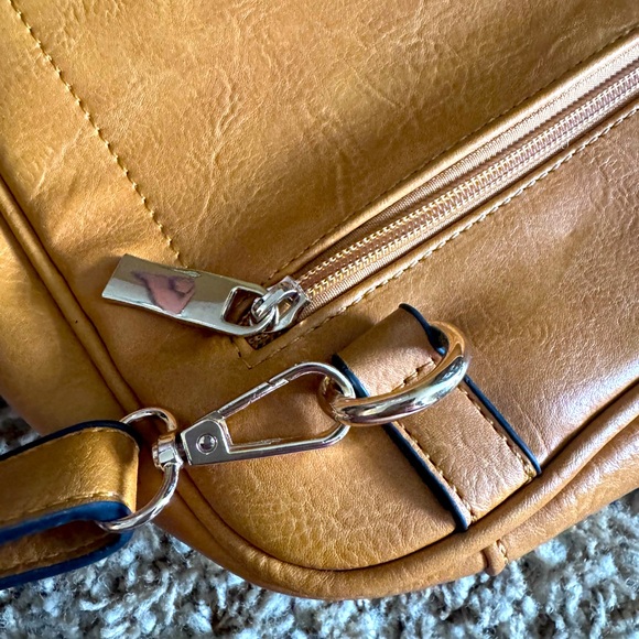 Tan Leather Backpack - Picture 4 of 7